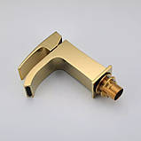 Змішувач для умивальника GAPPO G1007-3 (золото), фото 3