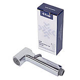 Гігієнічна лійка Frap F022-1 (ABS пластик, хром), фото 2