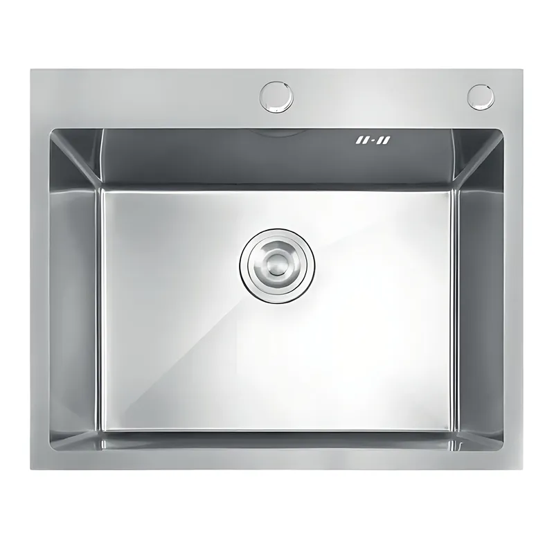 Мийка з нержавіючої сталі MIXXUS MH5843 DECOR NANO-SILVER (3.0/0.8) колір нержавійка (MI7041), фото 1