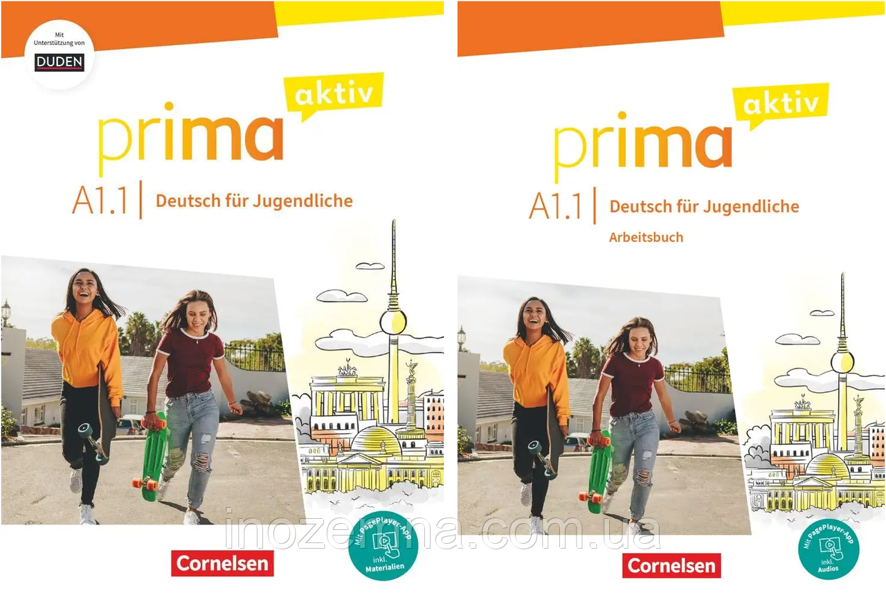 Prima Aktiv A1.1 Kursbuch + Arbeitsbuch (Комплект)