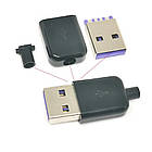 USB 2.0 A Male 5А розбірний роз'єм тато