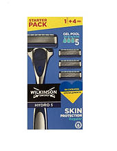 Станок для гоління чоловічий Wilkinson Sword Hydro 5 Clampack + 4 змінних картриджа