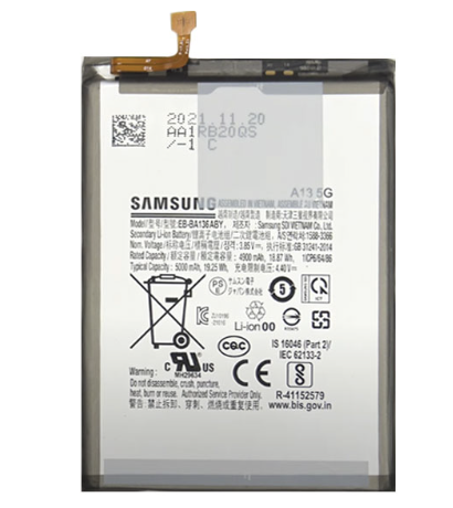 Акумуляторна батарея (АКБ) для EB-BA136ABY, Samsung A136 Galaxy A13 5G /M136, 5000mAh, оригінал PRC