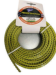 Волосінь для бензокоси Крокодил з 3.0 мм 15 м