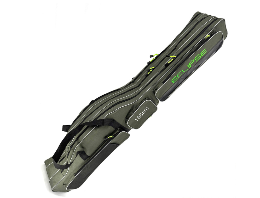 Чохол для вудилищ ECLIPSE - 2503 Олива 135 см , безкаркасний, 3 секції, фото 1