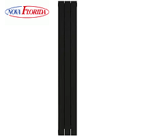 Алюмінієвий радіатор Nova Florida LEDRO s90 1600/90 Black Coffee