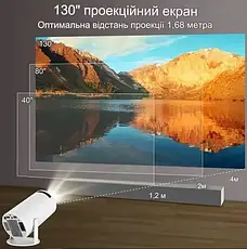 Мультимедійний портативний мініпроєктор Magcubic HY300 Android 12 З підтримкою Wi-Fi Bluetooth 4K UHD, фото 4