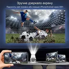Мультимедійний портативний мініпроєктор Magcubic HY300 Android 12 З підтримкою Wi-Fi Bluetooth 4K UHD, фото 5