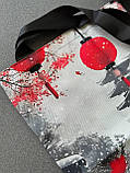 Жіноча сумка-шопер з японським дизайном 38/33,5 см, фото 2