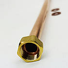 Шланг патрубок FLEXY CUPRUM мідний 100 см (1м) 1/2" ВВ, фото 3