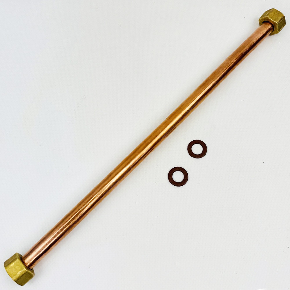 Шланг патрубок FLEXY CUPRUM мідний 100 см (1м) 1/2" ВВ, фото 1