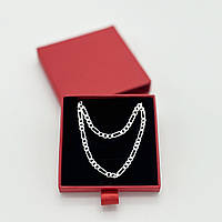 Подарок для мужчины парня папы мужа брата набор цепочка и браслет мужской цепь на руку в подарочной коробочке