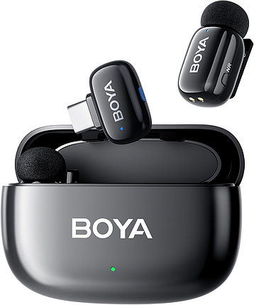Петличний бездротовий мікрофон Boya Mini для iPhone та Android (USB Type-C) BY-MINI-03, фото 1