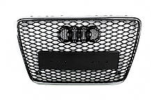 Передня решітка RSQ-Style (чорна з хромом) для Ауди Q7 2005-2015 рр, фото 6