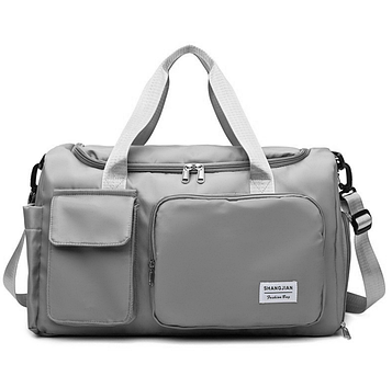 Спортивна сумка з відділенням для взуття | Для тренувань 23 л | 44×26×20 см, Сіра