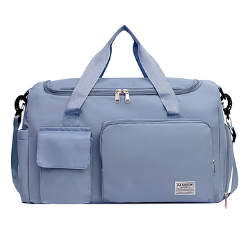 Спортивна сумка з відділенням для взуття | Для тренувань 23 л| 44×26×20 см, Голуба