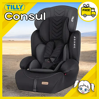 Автокрісло TILLY Consul T-531/4 Dark Grey група 1/2/3 /2/