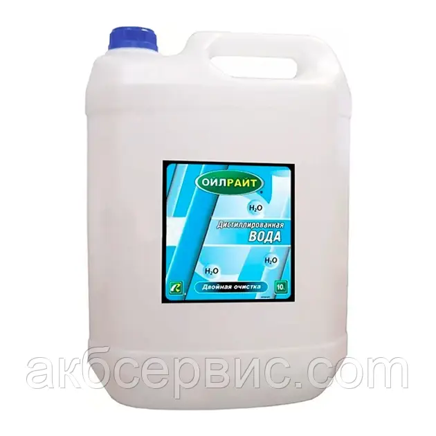 Вода дистильована OIL RIGHT (Каністра 10 л)