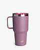 Термостакан (ізольована чашка) Bohtal з ручкою з нержавіючої сталі Tumbler Plum 900 ml, фото 3