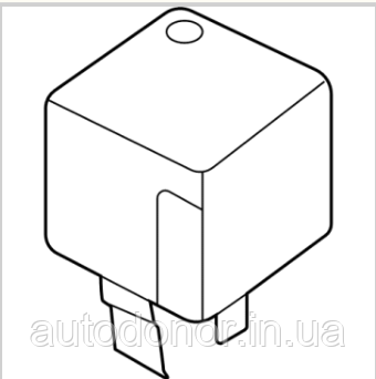 Релє мотора вентилятора Nissan Ariya (22-) 25230-8990D, фото 1