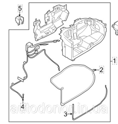 Корпус обігрівача вентилятора Nissan Ariya (22-) 92480-5MP1A, фото 1