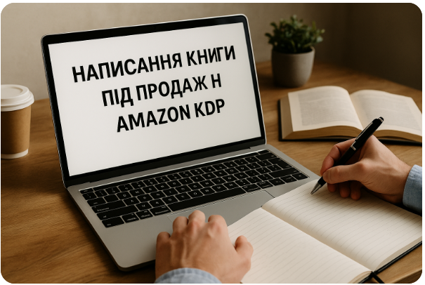 Написання книги під продаж на Amazon KDP