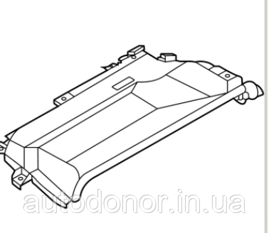 Кришка корпуса обігрівача вентилятора Nissan Ariya (22-) 272B0-5MP0A, фото 1