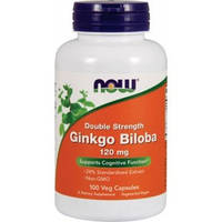 Вітаміни для пам'яті Гінкго білоба Now Ginkgo Biloba 120 мг 100 caps