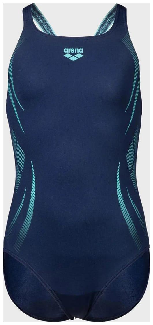 Купальник закритий для дівчат Arena POSEIDONIA SWIMSUIT SWIM PRO B синій Діт 164 см