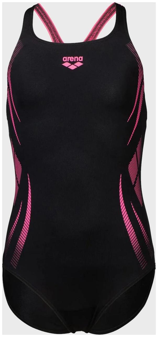 Купальник закритий для дівчат Arena POSEIDONIA SWIMSUIT SWIM PRO B чорний Діт 152 см