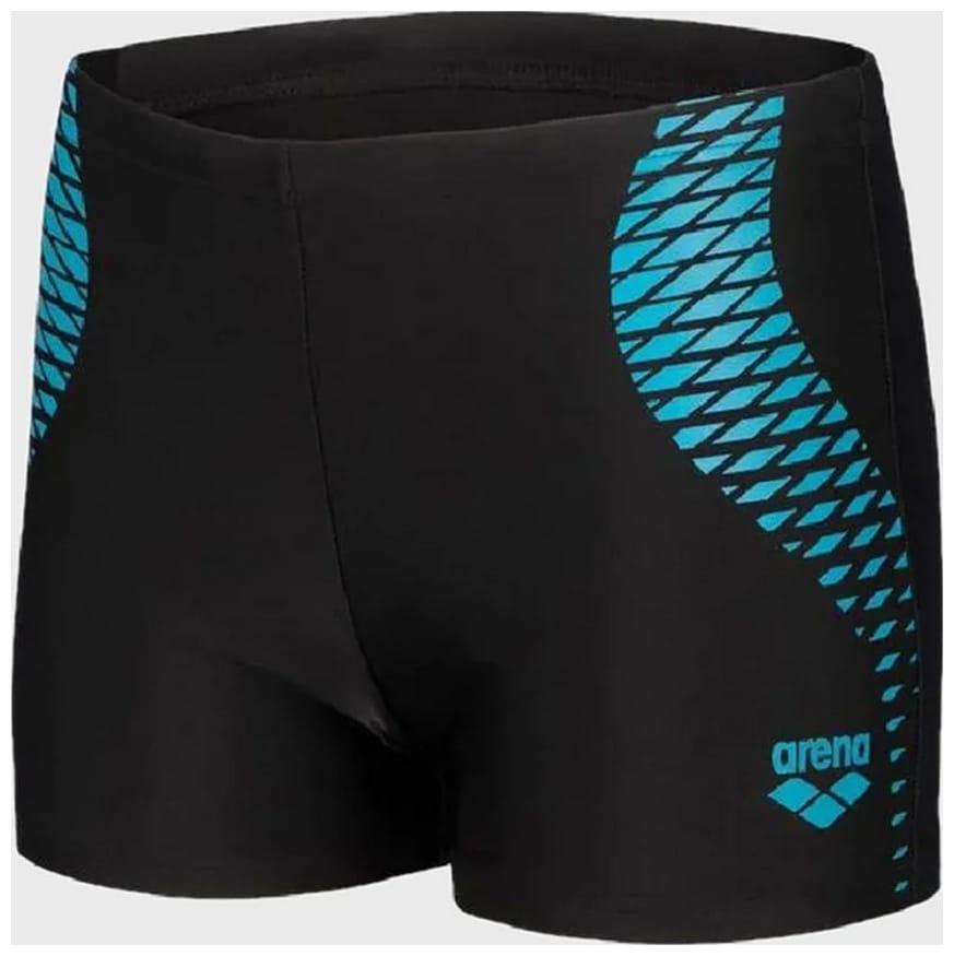 Плавки-шорти для хлопчиків Arena OPENINGS SWIM SHORT чорний, бірюзовий Діт 152 см