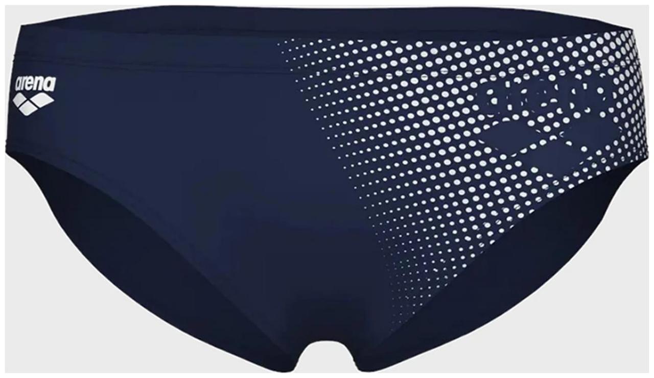 Плавки-сліпи для чоловіків Arena FOGGY DOTS SWIM BRIEFS темно-синій, білий Чол 100