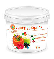 🌱 Супер добриво універсальне Nordic Supreme 5 кг. Азот, фосфор і калій