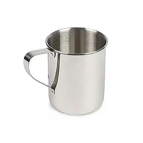 Кружка Tatonka Mug S, 250 мл, нержавіюча сталь, легка, срібляста
