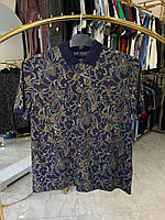 Поло пряме ЕТРО 3-7ХЛ (батал) 5140 синє 5XL