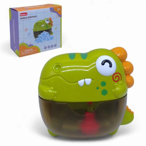 Піноутворювач "Динозаврик", мелодії, підсвічування, автоматичне утворення піни, на батарейках, фото 1