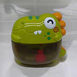 Піноутворювач "Динозаврик", мелодії, підсвічування, автоматичне утворення піни, на батарейках, фото 2