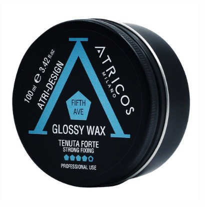 Глянцевий віск для волосся Atricos Glossy Wax 100 мл професійна косметика для стайлінгу укладання
