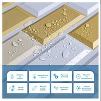 Декоративна ПВХ панель 960х480х4мм Біло-бежева клінкерна цегла SW-00001430, фото 4