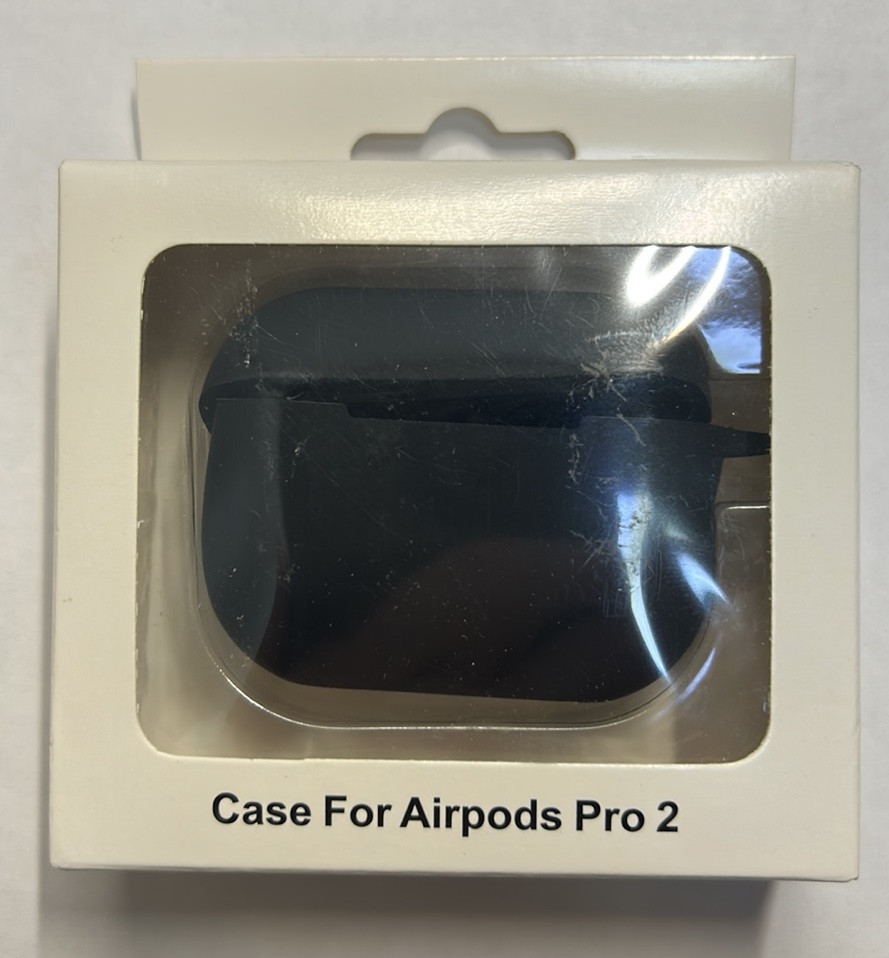 (DL UA) Чохол для Airpods PRO 2- №18 чорний, фото 1