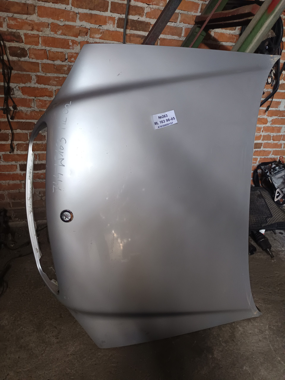 №263 Капот A1638800157 для Mercedes ML 163 98-05
