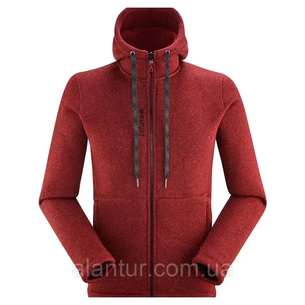 Чоловіча флісова толстовка Lafuma Cali Hoodie Гранат, S, для активного відпочинку, фото 1