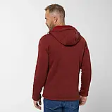 Чоловіча флісова толстовка Lafuma Cali Hoodie Гранат, S, для активного відпочинку, фото 5