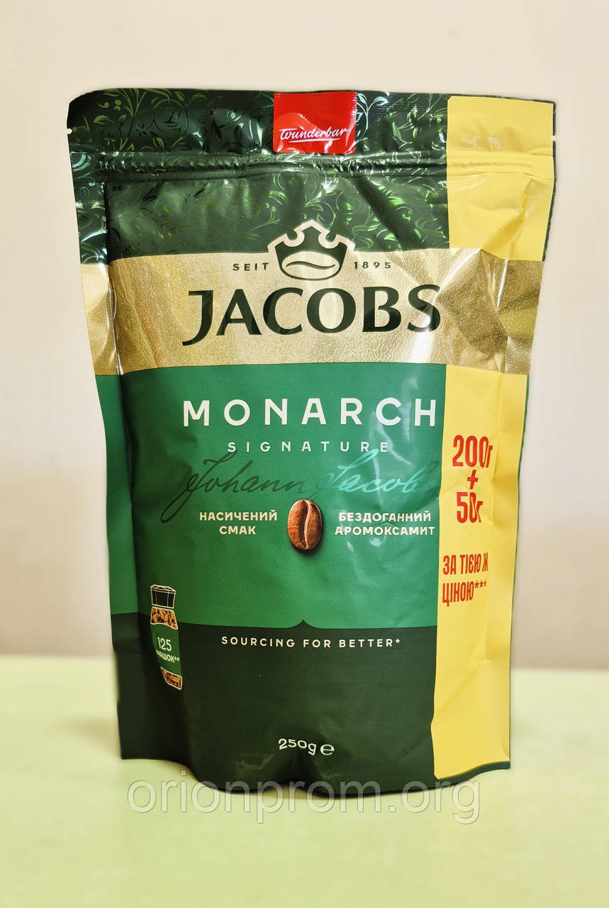 Кава Jacobs Monarch 250 г розчинна