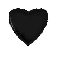 9" КИТАЙ-КТ 009 СЕРЦЕ Пастель Чорне | Black