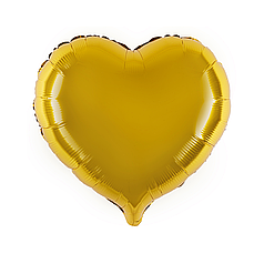 9" КИТАЙ-КТ 004 СЕРЦЕ Металік Золото | Gold