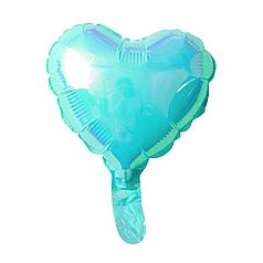 9" КИТАЙ-КТ СЕРЦЕ Хамелеон блакитне | Chameleon blue