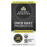 Ancient Nutrition, пробіотики для прийому один раз на день, 30 капсул