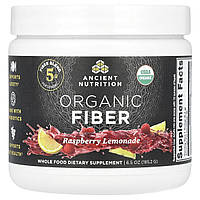 Ancient Nutrition, Organic Fiber, малиновий лимонад, 185,2 г (6,5 унції)