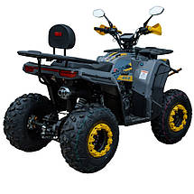 Квадроцикл бензиновий SPARK SP200-4, 200 кубів чотиритактний 4х2, 65 км/г, USB-порт, Жовтий, фото 3